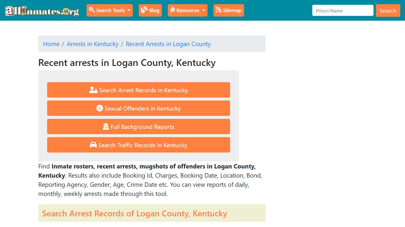 Recent arrests in Logan County, Kentucky | Mugshots, Rosters, Inmates ...